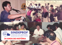 CUT Parabeniza SINDEPROF: 34 anos de História, Raimundo Nonato, foi o 2º Presidente