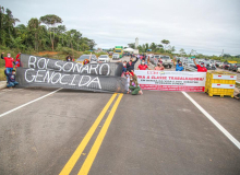 CUT de Rondônia e Acre fazem ato durante inauguração da Ponte do Abunã